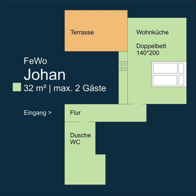 Fewo Johan - Ideal Fuer 1-2 Personen, Eigene Terrasse Hamm  Kültér fotó